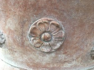 Vaso artistico in cotto toscano Fornace Agresti - Impruneta