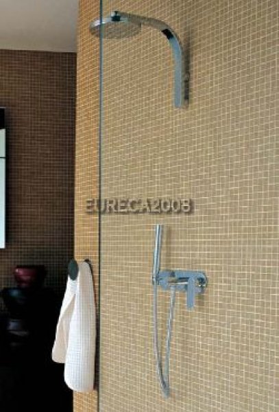 One Miscelatore Doccia Incasso Con Deviatore, Soffione e Doccetta Cromo