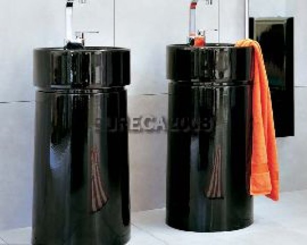 Twin Column Colonna A Parete Grigio Lava