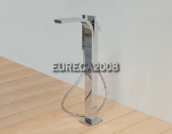 Si Free-standing Miscelatore Bordo Vasca Con Doccetta Cromo