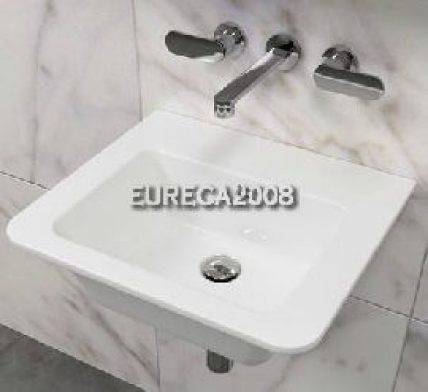 Volo Lavabo Appoggio/ Sospeso L.52 Bianco