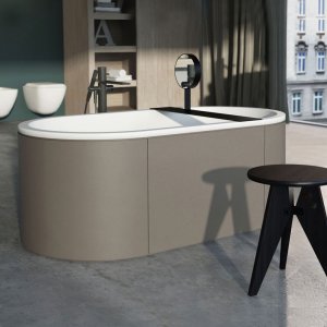 CIBELE VASCA 161x88 H.61 LIVINGTEC Ceramica Cielo CCI_CIBELEBI