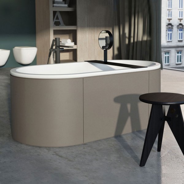 CIBELE VASCA 161x88 H.61 LIVINGTEC Ceramica Cielo CCI_CIBELEBI