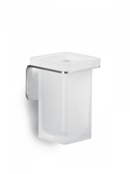 Over B7002 Porta Bicchiere Inox/vetro Acidato Naturale