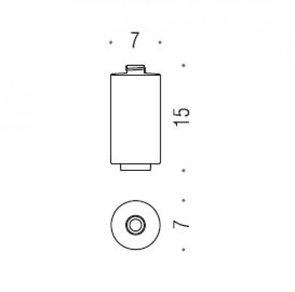 Nordic B9366 Contenitore Dispenser Vetro Acidato Naturale