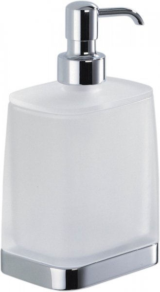 Time W4280 Dispenser Parete Cromo /vetro Acidato Naturale