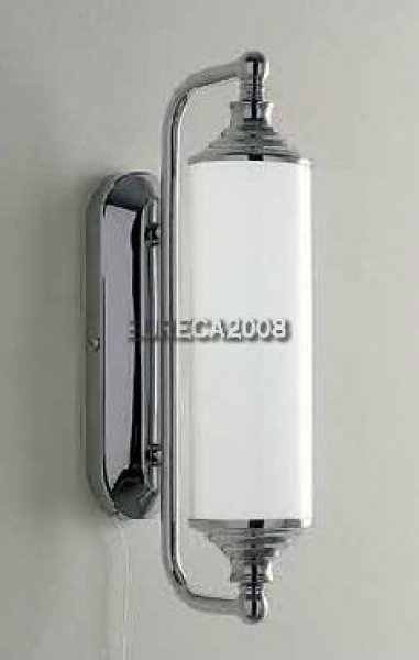 Tube Lampada A Parete H.29cm Cromo