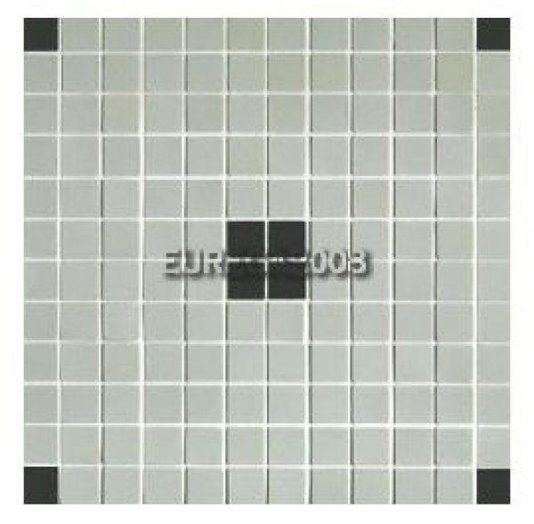 Mosaico 2x2 Disegno5 26,2x26,2cm Pearl/nero
