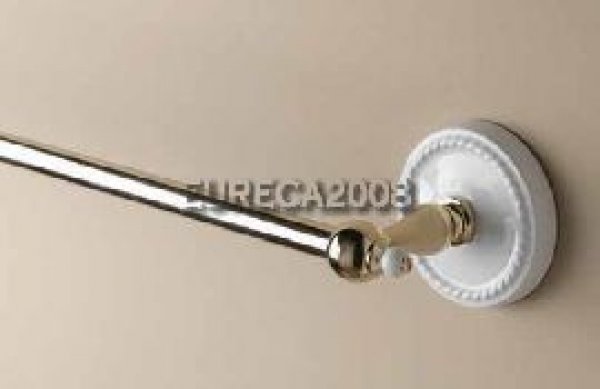 Dorothy Asta Porta Salviette 61,2cm Ceramica e Cromo