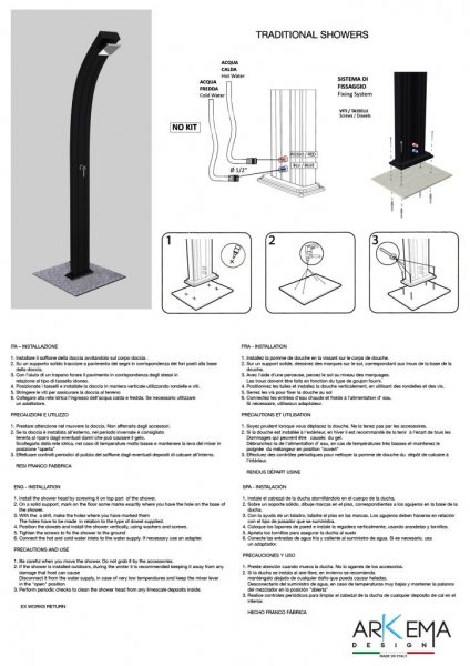 Doccia Jolly A 535 Arkema Design JOLLY A 535