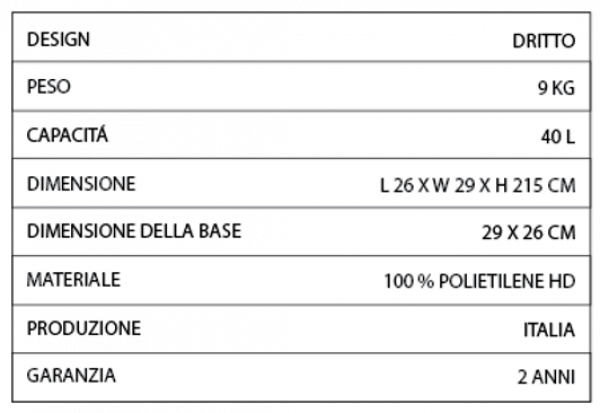 Doccia solare Big Happy Five F 620 Arkema Design BIG HAPPY FIVE F 620