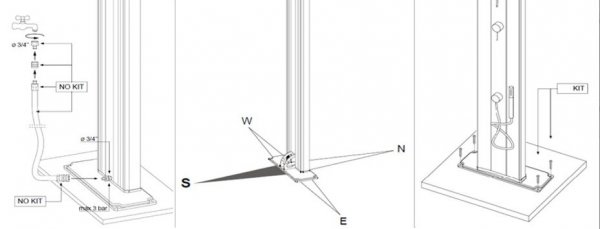 Doccia solare Big Happy Five F 620 Arkema Design BIG HAPPY FIVE F 620