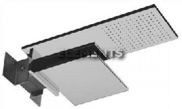 80035b Parte Esterna . Soffione Doppio finitura Nickel Pvd