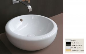 FLUID LAVABO  APPOGGIO  45 PER 45 Ceramica Cielo CCI_FLLA45