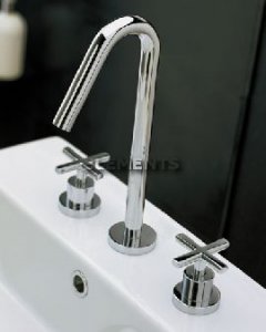 Lavabo 3 Fori Canna Alta Xchange Cromo