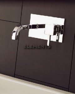 Lavabo A Muro Quadrato Canna Corta X-change Mono Serie X-cha