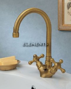 Lavabo Monoforo Canna Alta Romantica Cromo