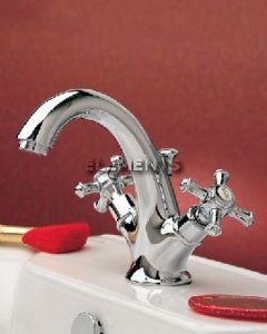 Lavabo Monoforo Old Italy Nichel Spazzolato
