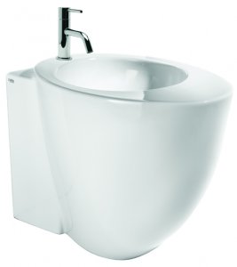LE GIARE BIDET A TERRA MONOF. 37x55 BN LUC. Ceramica Cielo CCI_LGBI