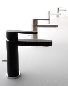 Monocomando Lavabo Klab Nero/ Cromo