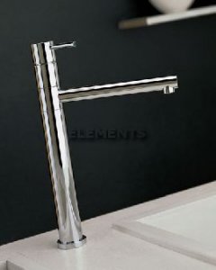 Monocomando Lavello Bocca Dritta Gir Vela Cromo