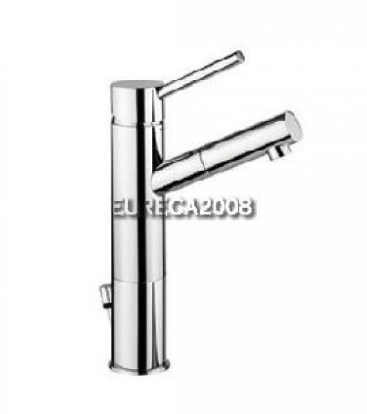 Bi071/93 Birillo Miscelatore Lavabo Asta 39cm Cromo