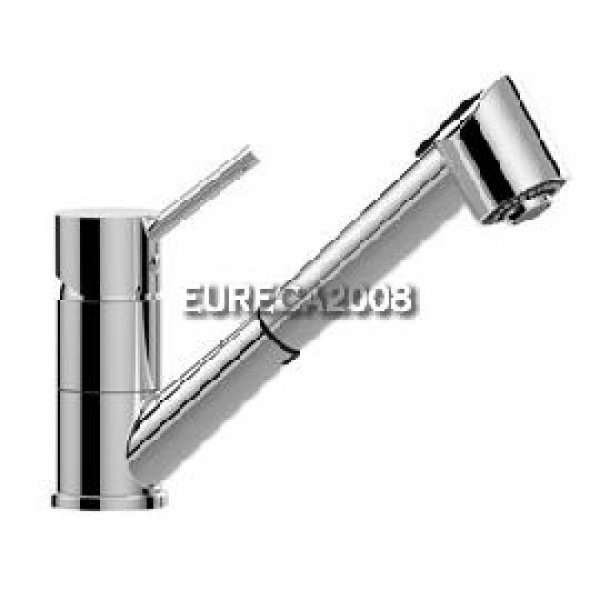Bi183 Red Birillo Miscelatore Lavello+ Doccia 2 Getti Cromo