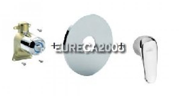 Debox010 Denver P. Estensibile Miscelatore Incasso Doccia Cromo