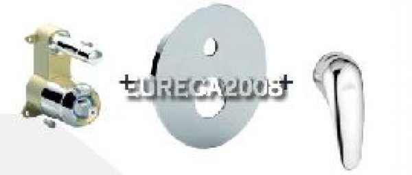 Dubox015 Duemila P. Estensibile Miscelatore Incasso Doccia+ Deviatore Cromo