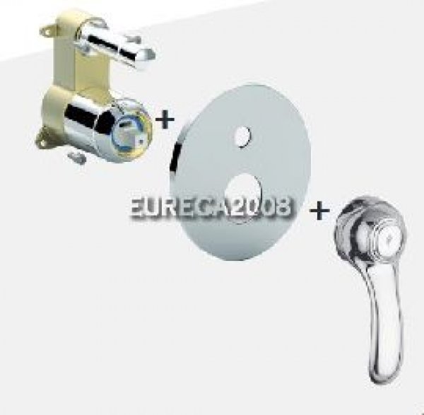 Fabox015 Flavia P. Estensibile Miscelatore Incasso Doccia+ Deviatore Cromo