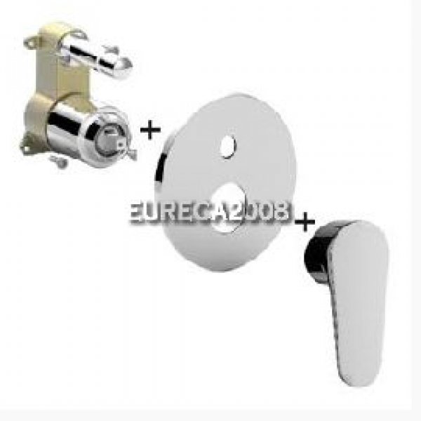 Grbox015 Green P. Estensibile Miscelatore Incasso Doccia Cromo