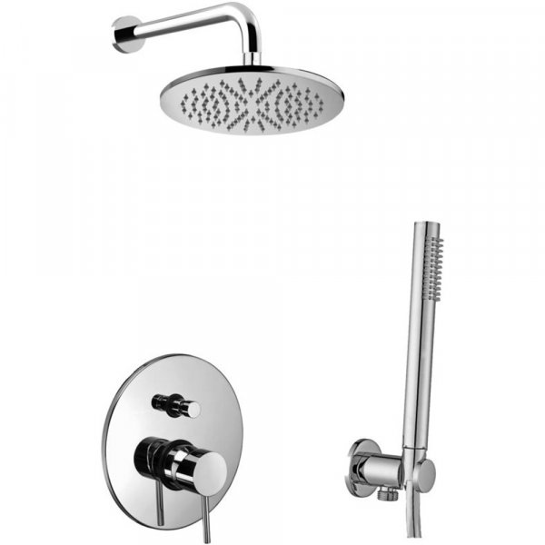 Light Kit Doccia Completa Cromo