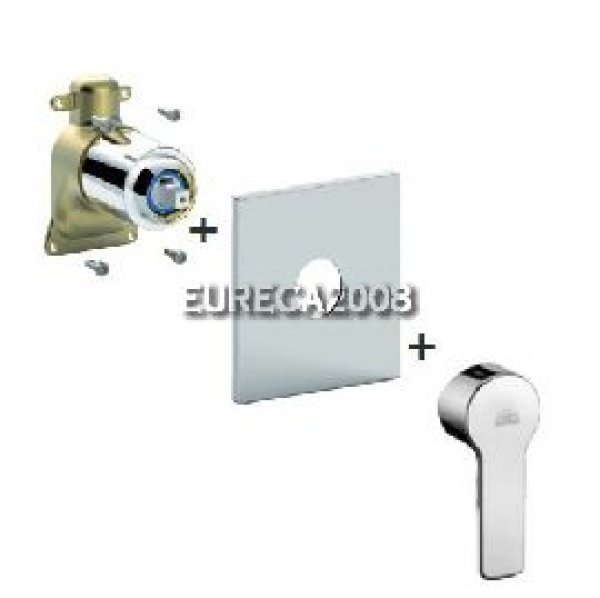 Wsbox010 West P. Estensibile Miscelatore Incasso Doccia Cromo