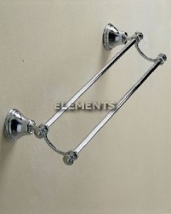Portasalviette Doppio Cm. 60 Serie Arredobagno 8200 Brunito