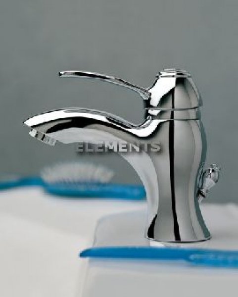 Lavabo Leva Miss Penna Verde Satinato Serie Miss Cromo