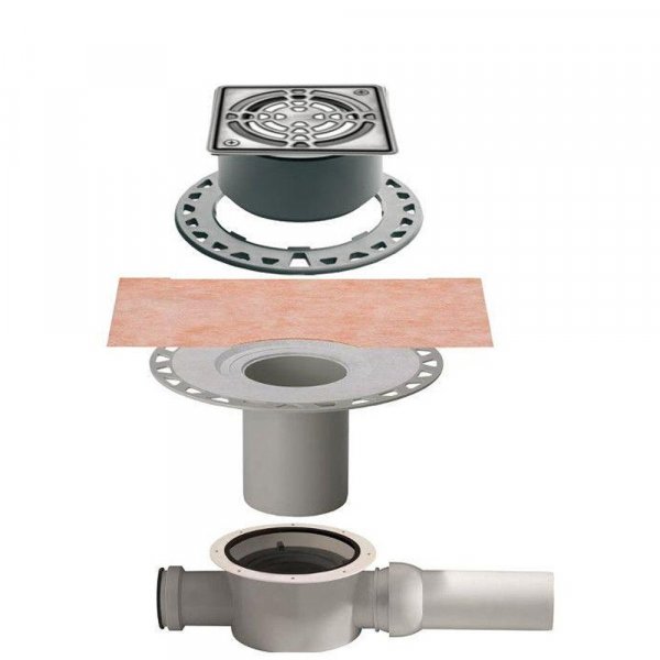 Scarico orizzontale con sifone per doccia KERDI-DRAIN KD BH 50GV Schlüter Systems KDBH50GV