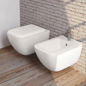 SHUI COMFORT BIDET  SOSPESO 1F 37,5x55 Ceramica Cielo CCI_SHCOBS