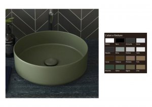 SHUI COMFORT LAVABO ø40 Ceramica Cielo CCI_SHCOLAT40