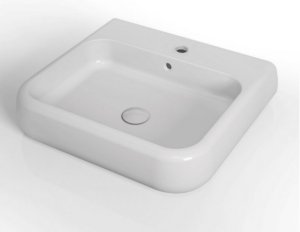 SHUI LAVABO  SOSPESO/ APPOGGIO  54 PER 48,5 H.15 Ceramica Cielo CCI_SHLS54