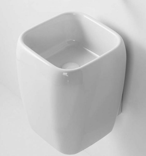 SHUI LAVABO  SOSPESO MEZZA COLONNA 36 PER 39 Ceramica Cielo CCI_SHLAS