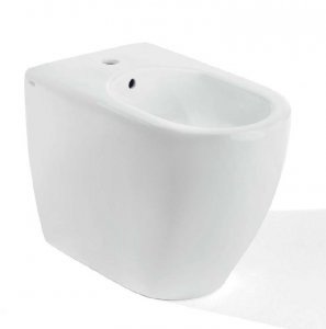 SMILE BIDET A TERRA MINI  1 FORO 48 PER 35 Ceramica Cielo CCI_SMBIDR