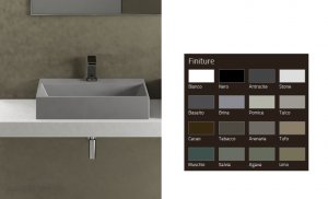 SMILE LAVABO  SOSPESO/ APPOGGIO  S/F 60x46 Ceramica Cielo CCI_SMLAA60SF