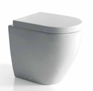 SMILE WC MINI  SCARICO A PARETE 48x35 Ceramica Cielo CCI_SMVAPR