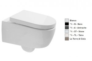 SMILE WC  SOSPESO  SENZA BRIDA Ceramica Cielo CCI_SMVSNWK