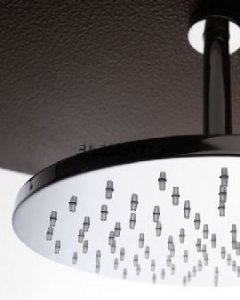 Soffione A Soffitto Anticalcare Xero Nichel Spazzolato